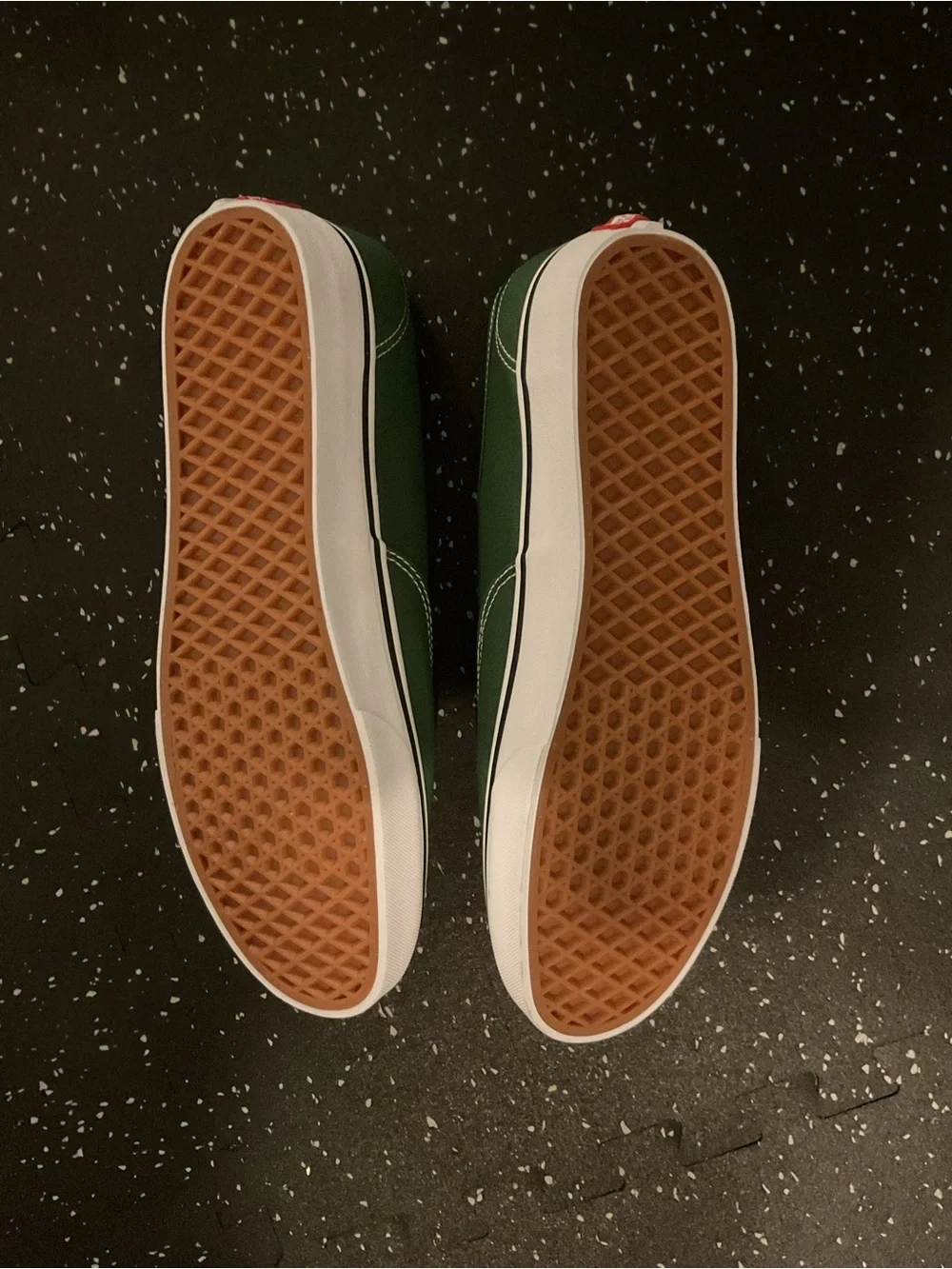 Vans Green Canvas Authentic Low-Top Sneakers